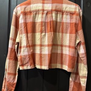 Roxy plaid shirt shirt/jackey